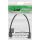 InLine HDMI High Speed Kabel mit Ethernet, gewinkelt, schwarz, 0,3 m