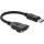 InLine DisplayPort Adapterkabel, DisplayPort Stecker auf Einbaubuchse, 0,2m