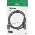 InLine DisplayPort Kabel, schwarz, vergoldete Kontakte, 2m