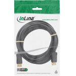 InLine DisplayPort Kabel, schwarz, vergoldete Kontakte, 7,5m