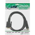 InLine DisplayPort zu DVI Konverter Kabel, schwarz, 1m