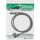 InLine DisplayPort 1.4 Kabel, 8K4K, links gewinkelt, schwarz/gold, 1m