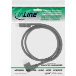 InLine DisplayPort 1.4 Kabel, 8K4K, links gewinkelt, schwarz/gold, 3m
