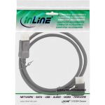 InLine DisplayPort 1.4 Kabel, 8K4K, rechts gewinkelt, schwarz/gold, 3m