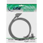 InLine DisplayPort 1.4 Kabel, 8K4K, nach unten gewinkelt, schwarz/gold, 3m
