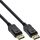 InLine DisplayPort Kabel, schwarz, vergoldete Kontakte, 0,5m