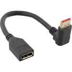InLine DisplayPort 1.4 Adapterkabel ST/BU, 8K4K, nach oben gewinkelt