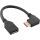 InLine DisplayPort 1.4 Adapterkabel ST/BU, 8K4K, rechts gewinkelt