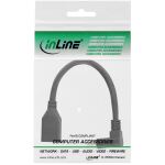 InLine DisplayPort 1.4 Adapterkabel ST/BU, 8K4K, nach unten gewinkelt