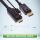 InLine HDMI zu DisplayPort Konverter Kabel, 4K60Hz, schwarz/gold, 2m