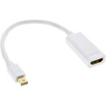 InLine Mini DisplayPort HDMI Adapterkabel mit Audio, 4K/30Hz