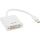 InLine Mini DisplayPort zu DVI Adapter, weiß, 0,15m