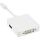 InLine Mini DisplayPort zu HDMI/DVI/DisplayPort Adapterkabel, weiß