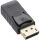 InLine DisplayPort Adapter, DisplayPort Stecker auf mini DisplayPort Buchse, 4K