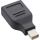 InLine DisplayPort Adapter, mini DisplayPort Stecker auf DisplayPort Buchse, 4K