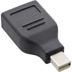 InLine DisplayPort Konverter, mini DisplayPort Stecker auf HDMI Buchse, FullHD