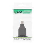 InLine DisplayPort Konverter, mini DisplayPort Stecker auf HDMI Buchse, FullHD