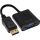 InLine Basic DisplayPort zu VGA Adapterkabel, schwarz, 0,15m