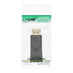 InLine DisplayPort Adapter, DP auf HDMI, 4K2K, mit Audio, schwarz