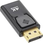 InLine Konverter DisplayPort Stecker auf HDMI Buchse, 4K/60Hz, mit Audio