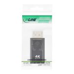 InLine Konverter DisplayPort Stecker auf HDMI Buchse, 4K/60Hz, mit Audio