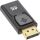 InLine Konverter DisplayPort Stecker auf HDMI Buchse, 4K/60Hz, mit Audio