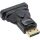InLine DisplayPort Adapter, DisplayPort Stecker auf DVI-D 24+1 Buchse, schwarz
