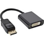 InLine DisplayPort Adapterkabel, DisplayPort Stecker auf DVI-D 24+5 Buchse