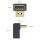 InLine DisplayPort Adapter, DisplayPort Stecker / Buchse, nach oben gewinkelt
