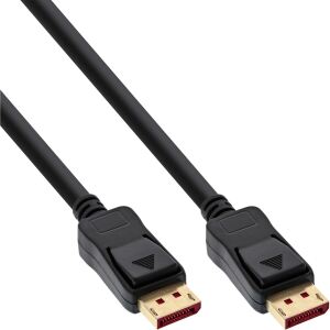 InLine DisplayPort 1.4 Kabel, 8K, schwarz, vergoldete Kontakte, 5m