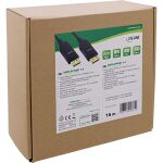 InLine DisplayPort 1.4 AOC Kabel, 8K4K, schwarz, 15m