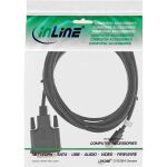 InLine Mini DisplayPort zu DVI Konverter Kabel, schwarz, 2m