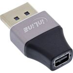 InLine DisplayPort 1.4 Adapter, DP Stecker / Mini DP Buchse, 8K UHD
