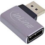 InLine DisplayPort 1.4 Adapter, DisplayPort Stecker /Buchse, 90° rechts, 8K