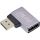 InLine DisplayPort 1.4 Adapter, DisplayPort Stecker / Buchse, 90° links, 8K