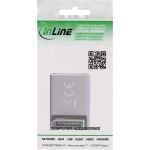 InLine DisplayPort 1.4 Adapter, DisplayPort Stecker / Buchse, 90° unten, 8K