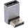 InLine DisplayPort 1.4 Adapter, DisplayPort Stecker / Buchse, 90° unten, 8K