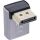 InLine DisplayPort 1.4 Adapter, DisplayPort Stecker / Buchse, 90° oben, 8K