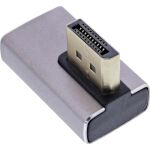 InLine DisplayPort 1.4 Adapter, DisplayPort St/ Bu, 90° vertikal rechts, 8K