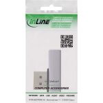 InLine DisplayPort 1.4 Adapter, DisplayPort St/ Bu, 90° vertikal rechts, 8K