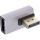 InLine DisplayPort 1.4 Adapter, DisplayPort St/ Bu, 90° vertikal links, 8K
