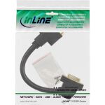 InLine DVI-I Adapterkabel, 24+5 Buchse/Buchse, zum Einbau, vergoldete Kontakte