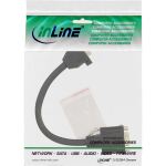 InLine VGA Adapterkabel, 15pol VGA BU/BU, zum Einbau, vergoldete Kont., 0,2m