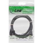 InLine HDMI Mini auf HDMI Kabel, vergoldete Kontakte, schwarz, 1 m