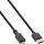 InLine HDMI Superslim Kabel A an D, HS mit Eth., Premium, schwarz / gold, 1m