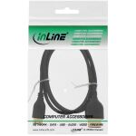 InLine HDMI Superslim Kabel A an C, HS mit Eth., Premium, schwarz / gold, 1,8m