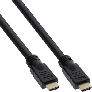 InLine HDMI-High Speed Kabel mit Ethernet, Premium, 4K2K, ST/ST, schwarz, 5m