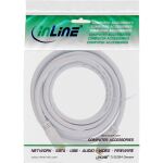 InLine HDMI-High Speed Kabel mit Eth., Premium, ST / ST, weiß / gold, 5m
