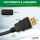 InLine HDMI Kabel, HDMI-High Speed mit Ethernet, Stecker/Stecker, schwarz, 10m