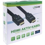 InLine HDMI Aktiv-Kabel, HDMI-High Speed mit Ethernet, 4K2K, ST/ST, 10m